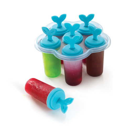 WELLMORA Plastic Ice Candy Kulfi Maker Mould- Homemade Reusable Popsicle Frozen Ice Cream Moulds Tray Kulfi Candy Ice Cream Mold Ice Pop Makers for Children & Adults (6 pcs Set) ARTICLE NO HKDFITWD3M