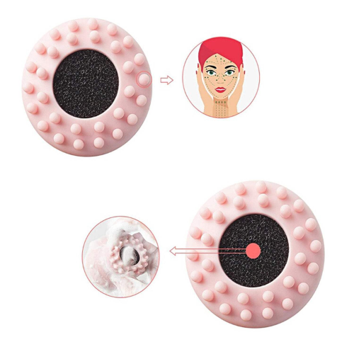 WELLMORA Facial Cleansing Brushes, Cute Octopus Shape Silicone Face Scrubber Massager Skincare Tool (1PC) ARTICLE NO HKSBBSBD9M
