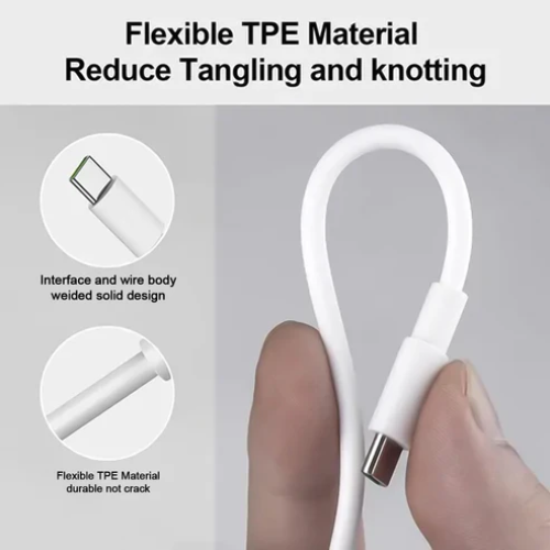 RAY VISION Type C data cable Fast Charging Cable (1 Mtr. / 1 Pc) ARTICLE NO MACCTD1M