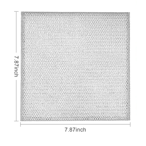 WELLMORA One-Sided Multipurpose Microfiber Cloths with Scrubber: The Ultimate Cleaning Companion19x19cm (5 Pcs.) ARTICLE NO HKSBBSBD19M