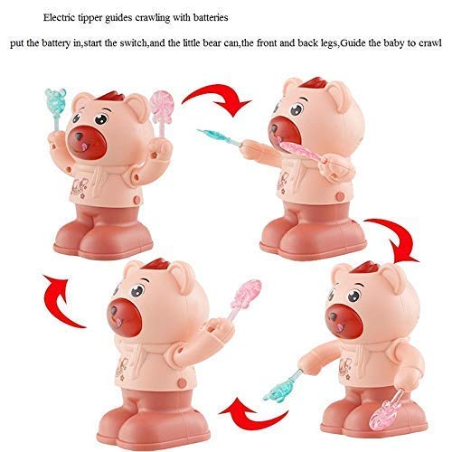 SOLO CITY Play Set Toy Dancing and Spinning Rolling Doll Tumble Bear Toy Voice Control Bear with Musical Toy with Light and Sound Effects and Sensor ARTICLE NO TYDBWFLD1M