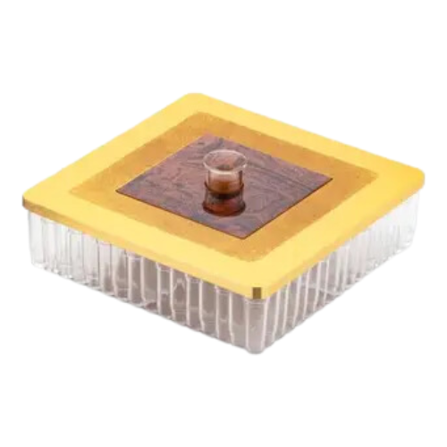 WELLMORA Super King Dry Fruit boxes/ Masala Boxes/ Pickle Boxes 4 Compartment Airtight storage Container ARTICLE NO HKDFTWD13M