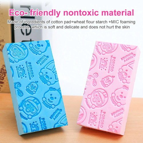 WELLMORA Ultra Soft Exfoliating Bath Sponge – Dead Skin Remover, Japanese Spa-Style Cellulite Massager, Body & Face Scrubber for Men & Women (Pack of 1) ARTICLE NO HKSBBSBD23M