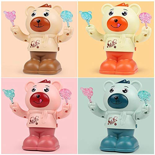 SOLO CITY Play Set Toy Dancing and Spinning Rolling Doll Tumble Bear Toy Voice Control Bear with Musical Toy with Light and Sound Effects and Sensor ARTICLE NO TYDBWFLD1M