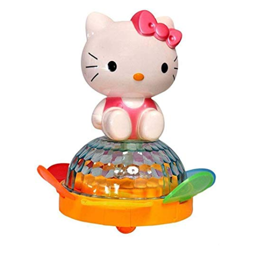SOLO CITY Moving Hello kitty with soft Music and 3D Lights musical toys for kids | This Toys is Flahing with unique Dazzlign Light | Hello Kitty... ARTICLE NO TYHKDTD1M