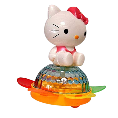 SOLO CITY Moving Hello kitty with soft Music and 3D Lights musical toys for kids | This Toys is Flahing with unique Dazzlign Light | Hello Kitty... ARTICLE NO TYHKDTD1M