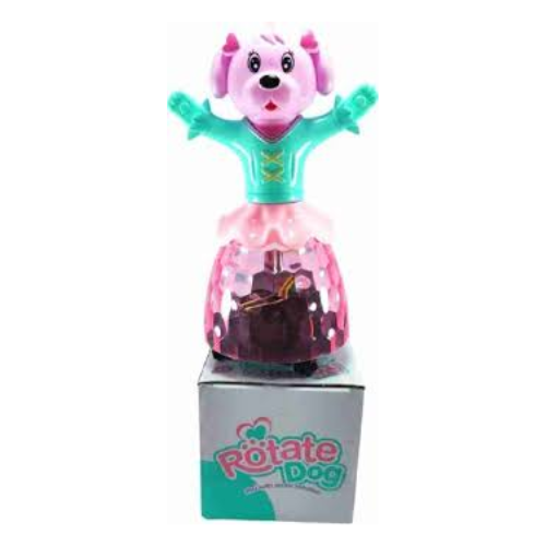 SOLO CITY 3D Flash Light Rotate Dog 360 With Musical Rotation Happy Time To Give Children A Good Gift (Multicolor) ARTICLE NO TYRDMDTD1M