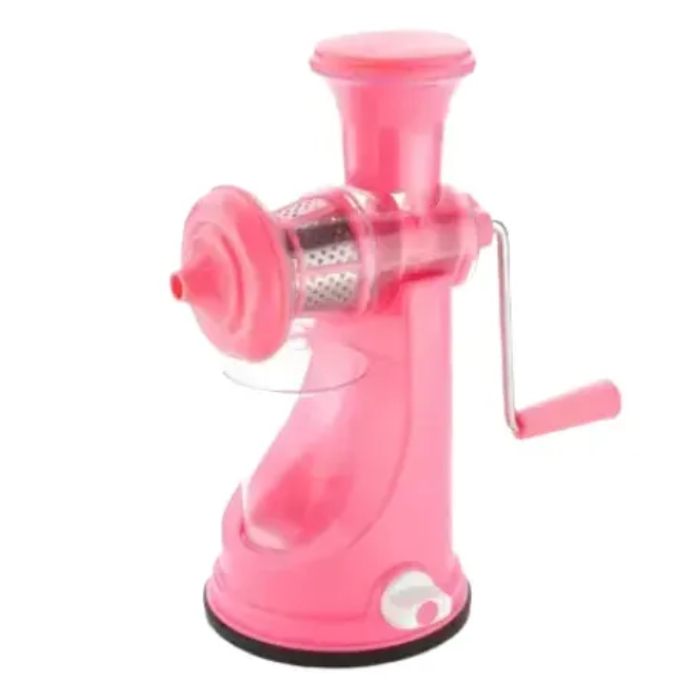 WELLMORA PLASTIC HAND JUICER LARGE STAINLESS STEEL AND PLASTIC HAND JUICER FOUR WAY FILTER MESH TO EXTRACT MAXIMUM JUICE OUT OF FRUITS & VEGETABLES |ARTICLE NO. HKJCWMD1M