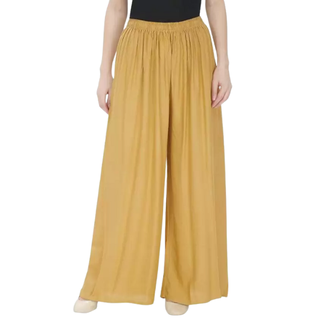 MOON FLY REGULAR FIT, RELAXED WOMEN RAYON PLAZZO ARTICLE NO. WNPLMFD1