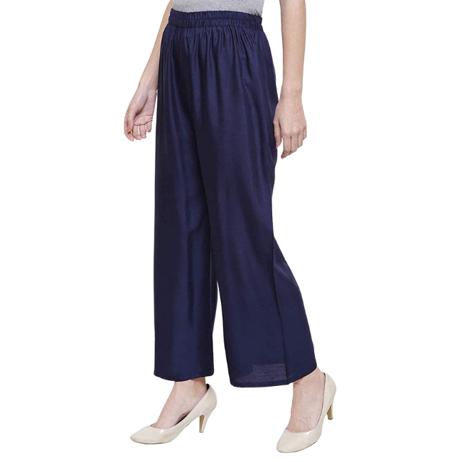 MOON FLY REGULAR FIT, RELAXED WOMEN RAYON PLAZZO ARTICLE NO. WNPLMFD1