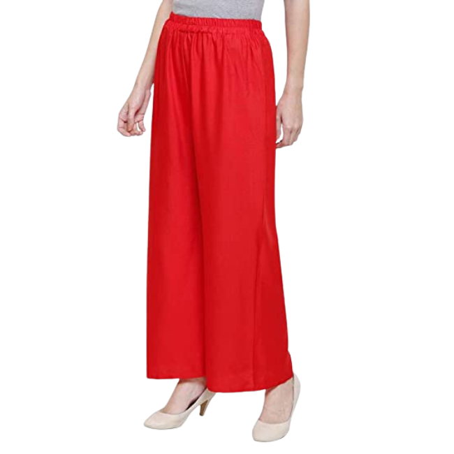 MOON FLY REGULAR FIT, RELAXED WOMEN RAYON PLAZZO ARTICLE NO. WNPLMFD1
