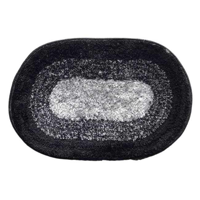 TINYSHADES 3D Microfiber Shaggy Oval Door Mat ARTICLE NO HFTSDMD5M