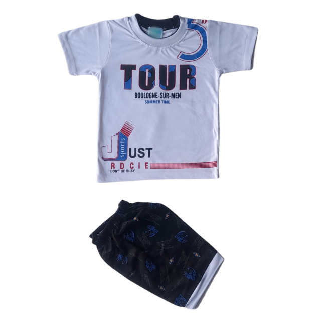 MOON FLY BOYS CASUAL T-SHIRT SHORTS ARTICLE NO KDNSMFD2M