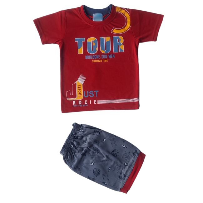 MOON FLY BOYS CASUAL T-SHIRT SHORTS ARTICLE NO KDNSMFD2M