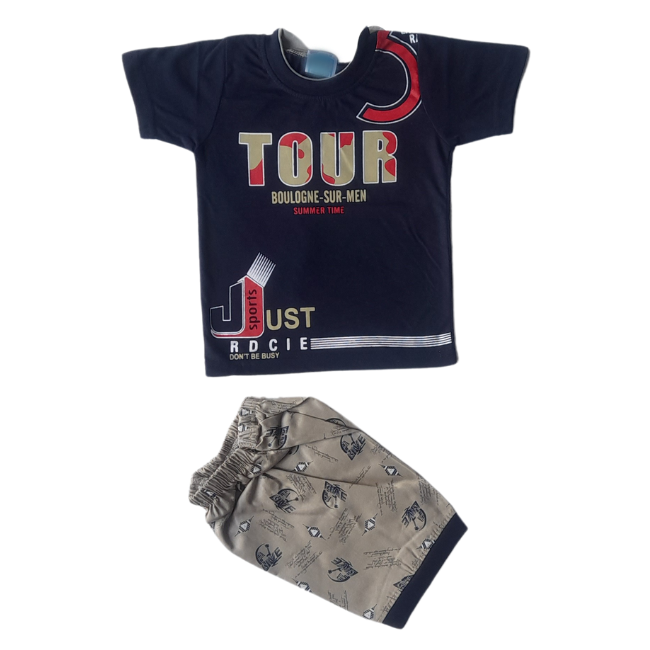MOON FLY BOYS CASUAL T-SHIRT SHORTS ARTICLE NO KDNSMFD2M