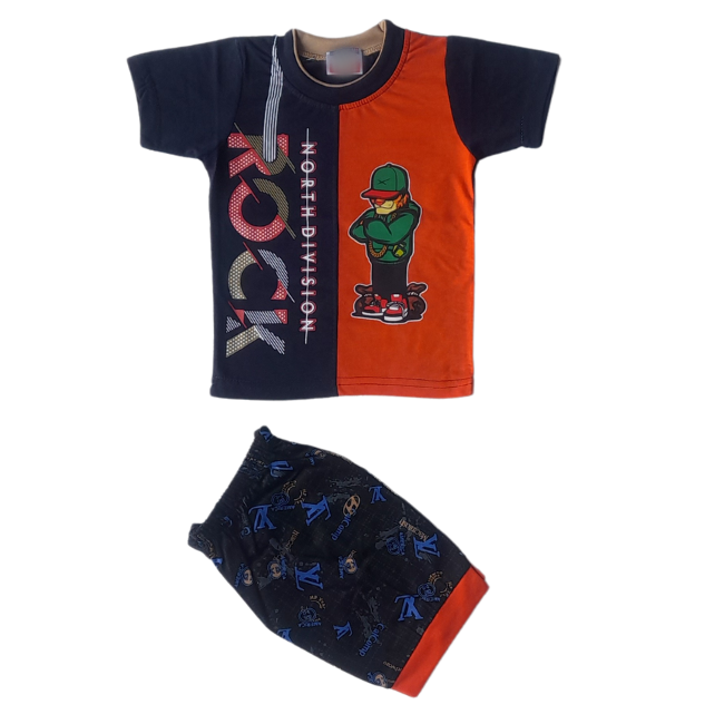 MOON FLY BOYS CASUAL T-SHIRT SHORTS ARTICLE NO KDNSMFD4M