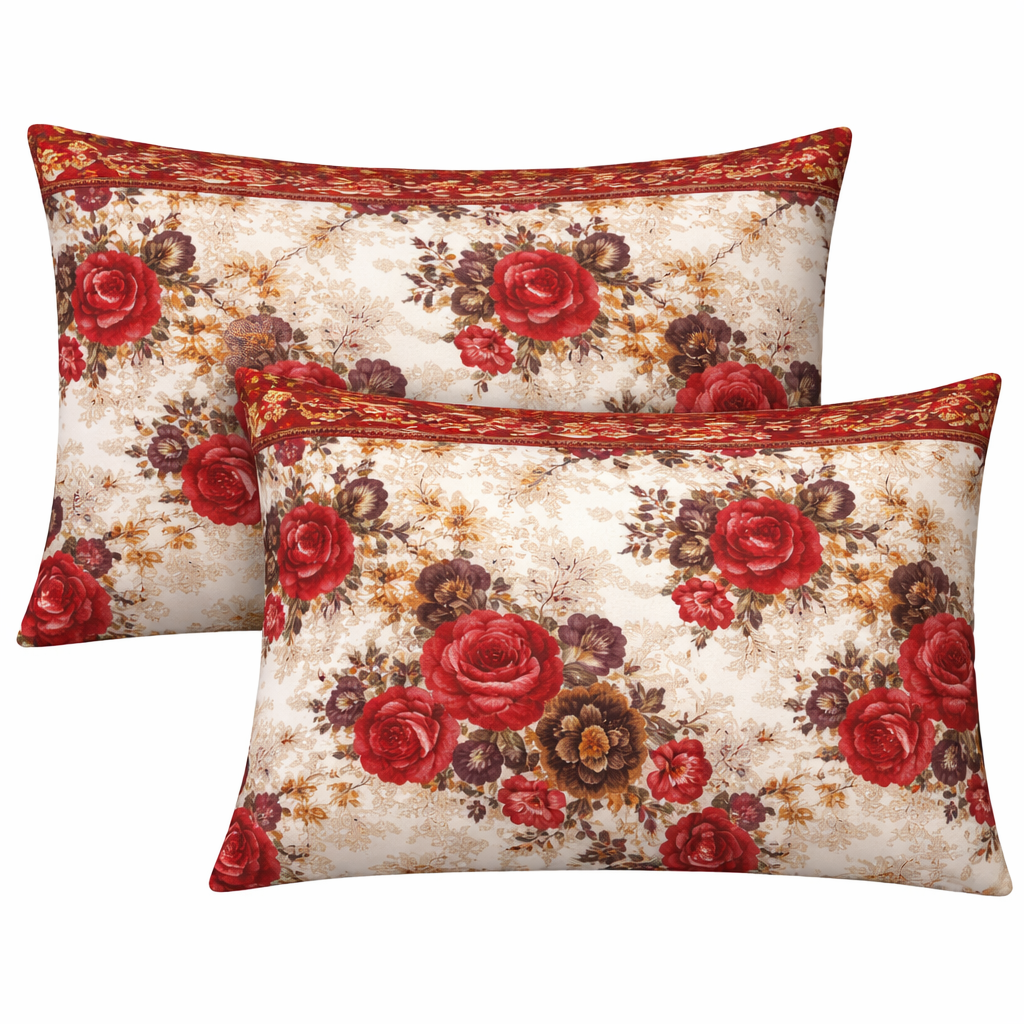 SPRINGSTONE POLYCOTTON DOUBLE PRINTED FLAT BEDSHEET ARTICLE NO HFDBSSD9M