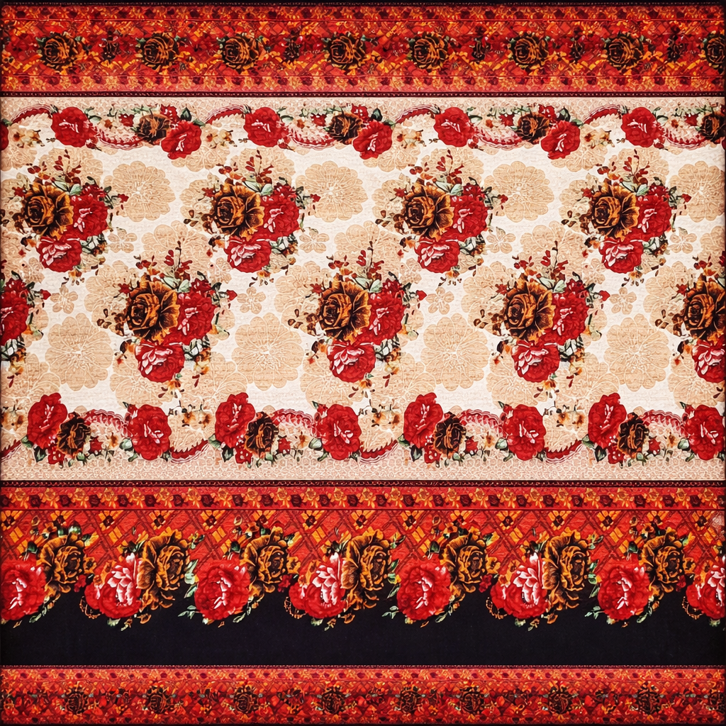 SPRINGSTONE POLYCOTTON DOUBLE PRINTED FLAT BEDSHEET ARTICLE NO HFDBSSD9M