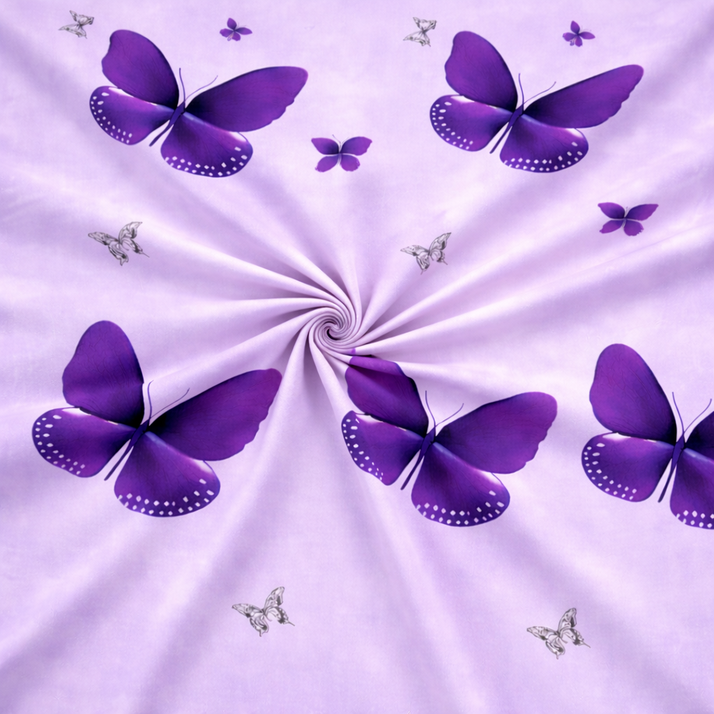 SPRINGSTONE POLYCOTTON DOUBLE PRINTED FLAT BEDSHEET ARTICLE NO HFDBSSD2M