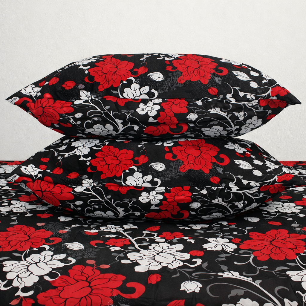 SPRINGSTONE POLYCOTTON DOUBLE PRINTED FLAT BEDSHEET ARTICLE NO HFDBSSD4M