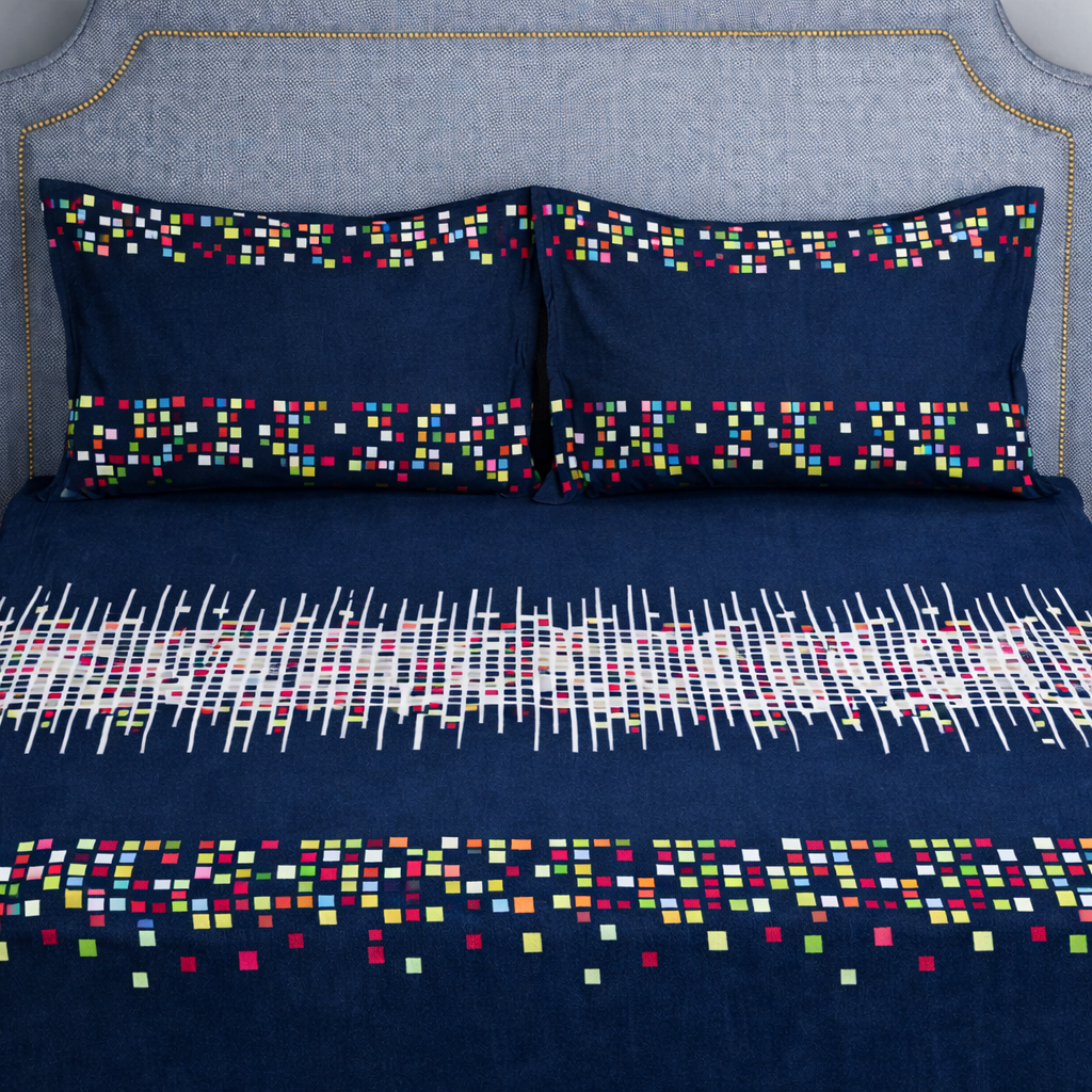 SPRINGSTONE POLYCOTTON DOUBLE PRINTED FLAT BEDSHEET ARTICLE NO HFDBSSD5M