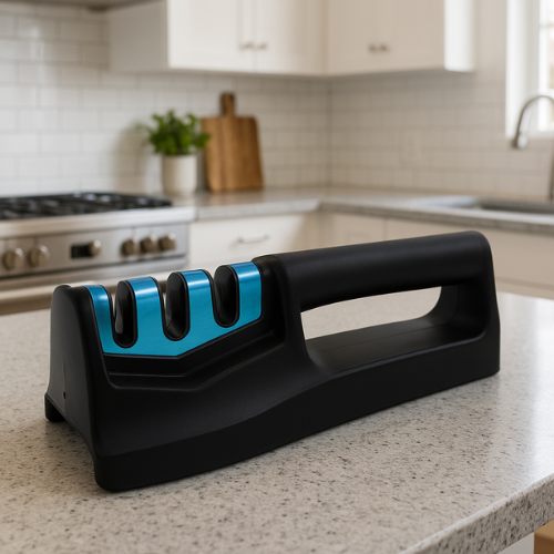 AIROTRON Kitchen Knife Sharpener – Handheld for Chefs & Serrated Knives ARTICLE NO HKTANSD1M