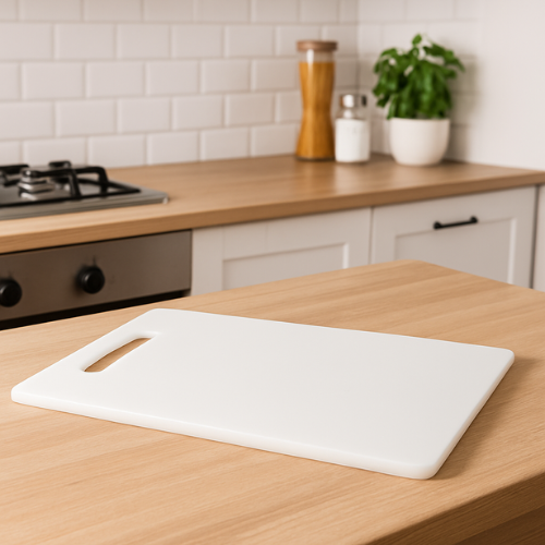 WELLMORA Plastic Cutting Board Vegetable Fruits Chopping Board for Kitchen Plastic Use for Food Cutting ARTICLE NO HKECBMD3M