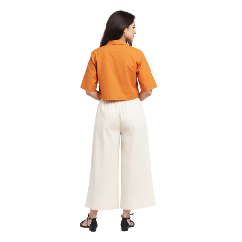 MOON FLY REGULAR FIT, RELAXED WOMEN RAYON PLAZZO ARTICLE NO. WNPLMFD1