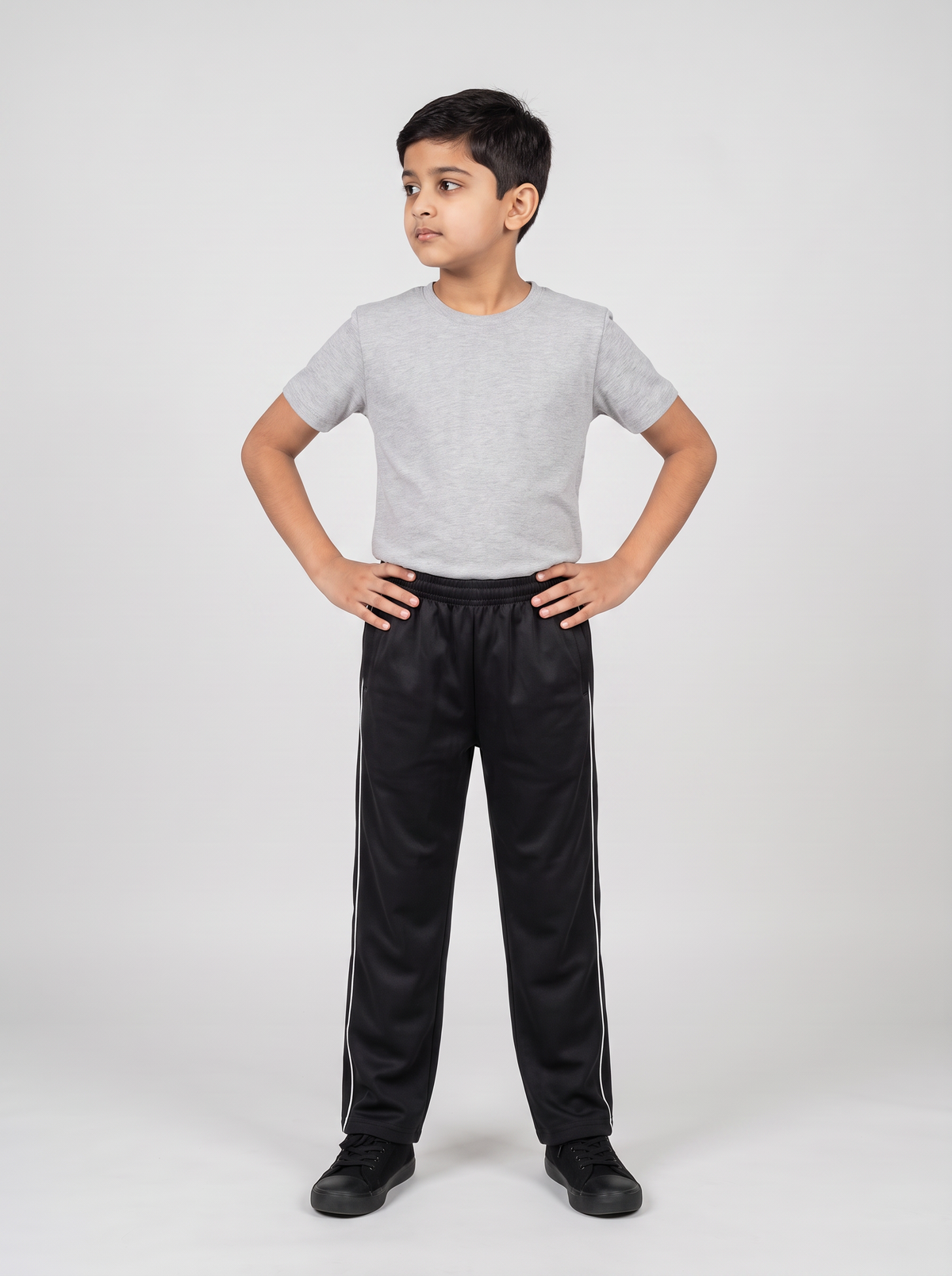 MOON FLY BOYS TRACK PANTS | SOLID BEIGE REGULAR FIT LOWER WITH ELASTIC WAIST & SIDE PIPING | CASUAL SPORTSWEAR JOGGERS FOR BOYS (Copy) (Copy) (Copy) (Copy) (Copy) (Copy)