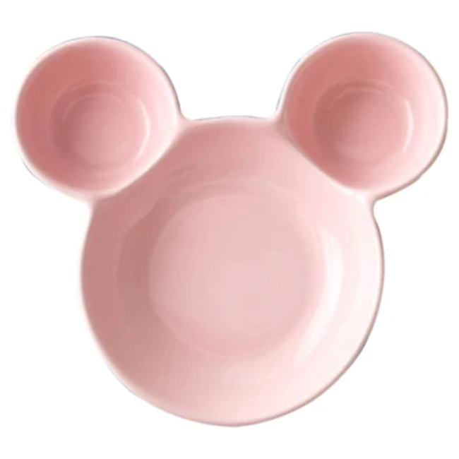 WELLMORA UNBREAKABLE PLASTIC MICKEY SHAPED KIDS/SNACK SERVING PLATE (WITHOUT STICKER) ARTICLE NO HKMSKSPWD1M