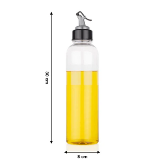 WELLMORA OIL DISPENSER TRANSPARENT PLASTIC OIL BOTTLE | 1 LITER ARTICLE NO HKODTPOBWD1M