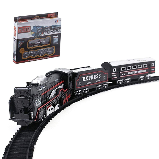 SOLO CITY Model Electric Toy Train Set with Track for Kids Battery Operated with Sound and Lights ARTICLE NO TYETTBOD1M