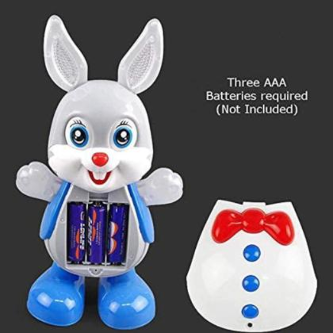 SOLO CITY Dancing Rabbit With Led Flashing Lights And Interactive Music for Boys and Girls ARTICLE NO TYDRNLD1M
