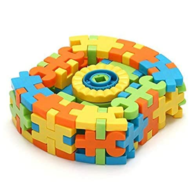 SOLO CITY Blocks Set, Multi Colour, Learning Block, 32 Pieces ARTICLE NO TYBSMCLD1M