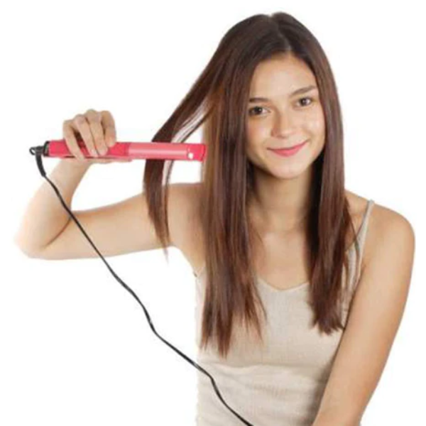 AIROTRON Hair Straightener&Curler Machine 2 In 1 Curl & Straight Hair Iron For Women ARTICLE NO HTHSCMD1M