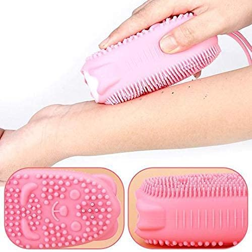 WELLMORA Silicone Bubble Bath SPA Super Soft Body Scrubbing Brush ARTICLE NO HKSBBSBD6M