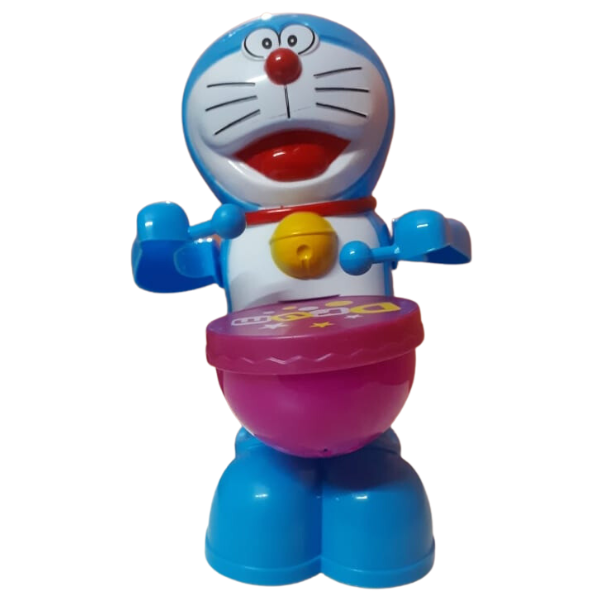 SOLO CITY Doraemon Beat The Drum Drummer Toy for Kids Flashing Lights Rotation Movement Song & Music Toy Battery Operated ARTICLE NO TYDBTDD1M