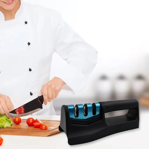 AIROTRON Kitchen Knife Sharpener – Handheld for Chefs & Serrated Knives ARTICLE NO HKTANSD1M
