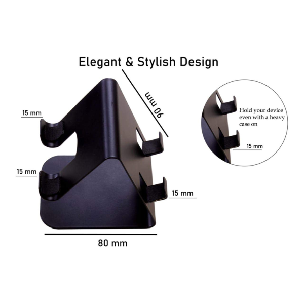 RAY VISION Mobile Stand for Table | Mobile Stand Metal | Double Sided Mobile Stand for Table ARTICLE NO MADSMSD1M