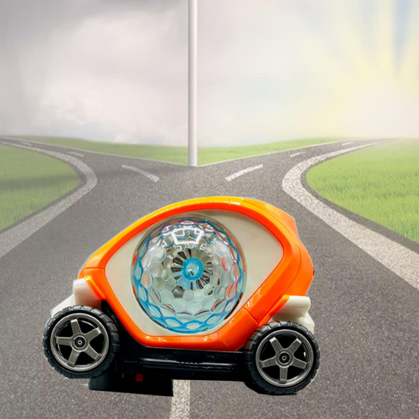 SOLO CITY 09 Future Car Stunt Car 360 Degree Rotating Toy for Kids Bump and Go Action with 3D Lights Musical & Flashing Light Sound ARTICLE NO TYFSCD1M