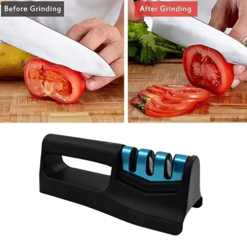 AIROTRON Kitchen Knife Sharpener – Handheld for Chefs & Serrated Knives ARTICLE NO HKTANSD1M