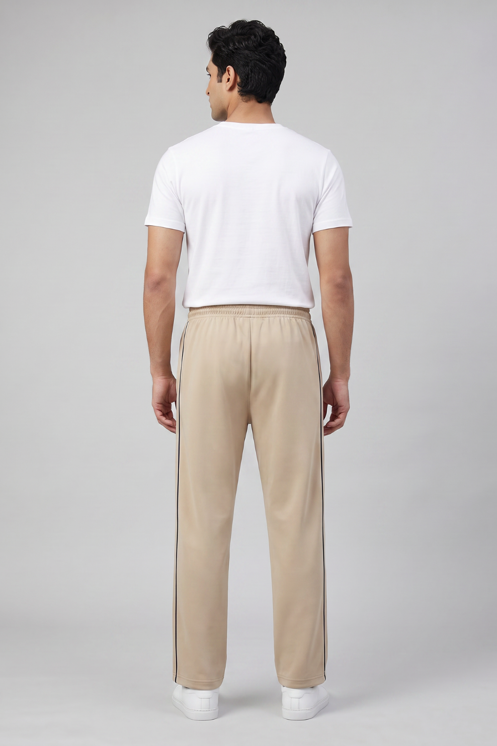 MOON FLY MEN COFFEE BEIGE ATHLETIC TRACK PANTS | REGULAR FIT | SOFT FABRIC | GYM, RUNNING & WALKING (Copy)
