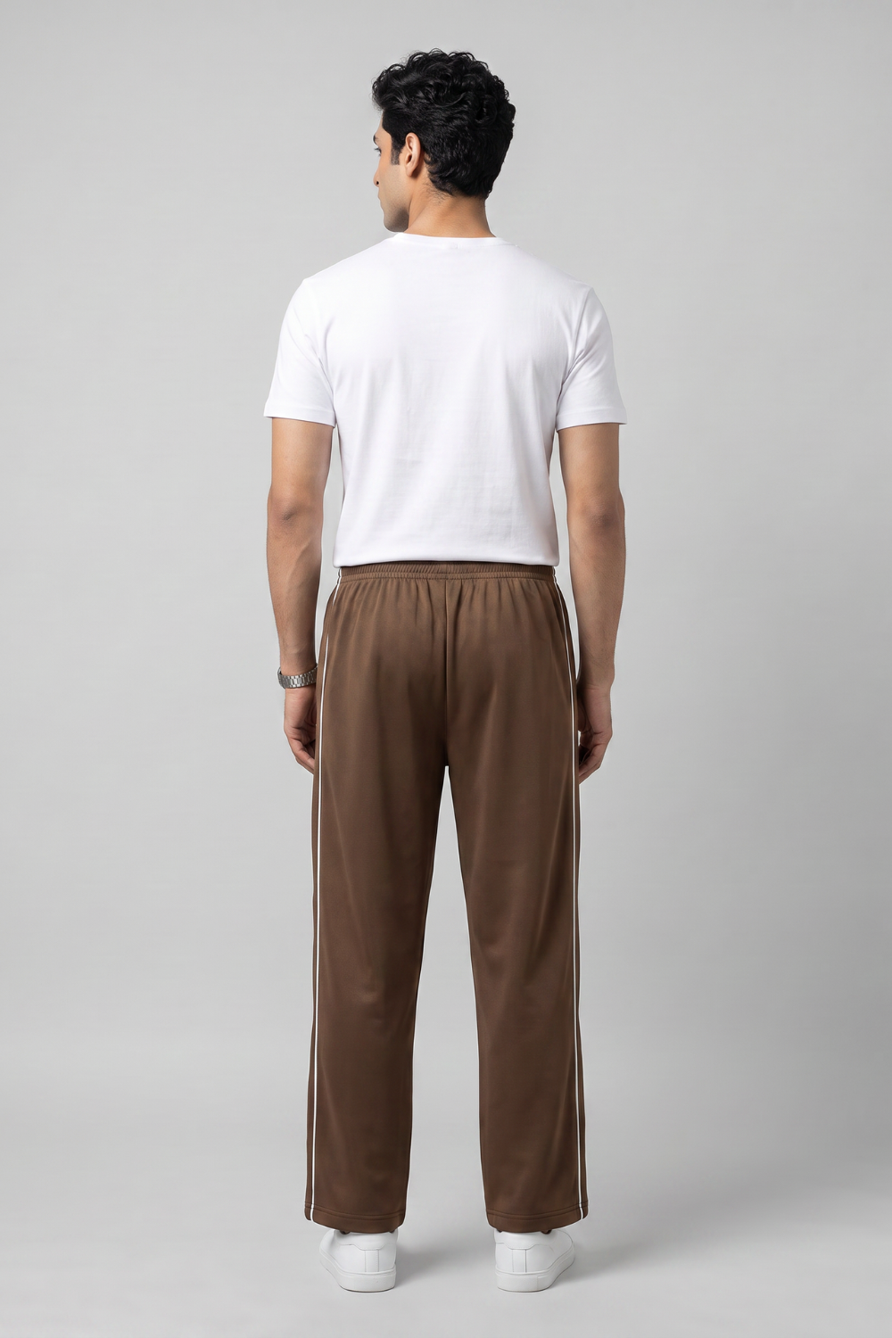 MOON FLY MEN COFFEE BROWN ATHLETIC TRACK PANTS | REGULAR FIT | SOFT FABRIC | GYM, RUNNING & WALKING (Copy)