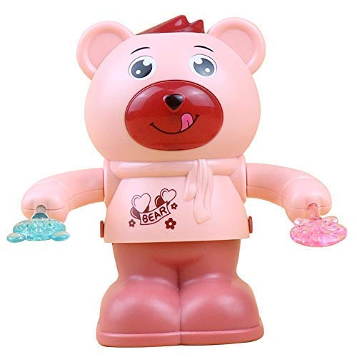 SOLO CITY Play Set Toy Dancing and Spinning Rolling Doll Tumble Bear Toy Voice Control Bear with Musical Toy with Light and Sound Effects and Sensor ARTICLE NO TYDBWFLD1M