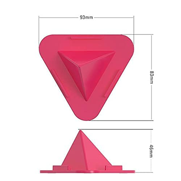 RAY VISION Portable Three Sided Triangle Anty Slip Desktop Stand Mobile Paradise Universal Phone Pyramid Shape Holder Desktop Stand PACK OF 5 MATTTSMHSD1M