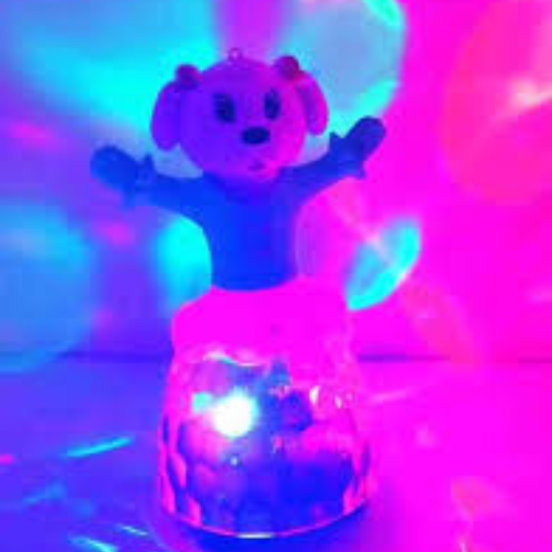 SOLO CITY 3D Flash Light Rotate Dog 360 With Musical Rotation Happy Time To Give Children A Good Gift  (Multicolor) ARTICLE NO TYRDMDTD1M