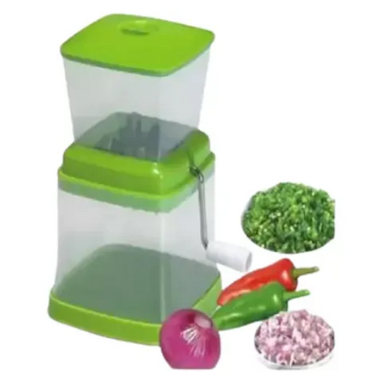 WELLMORA BIG ONION CHOPPER AND PLASTIC CHILLI CUTTER/VEGETABLE CUTTER/MIRCHI CUTTER/NUT CUTTER/DRY FRUIT CUTTER WITH LID VEGETABLE SLICER (1 CUTTER, LID) ARTICLE NO. HKCHWMD2M