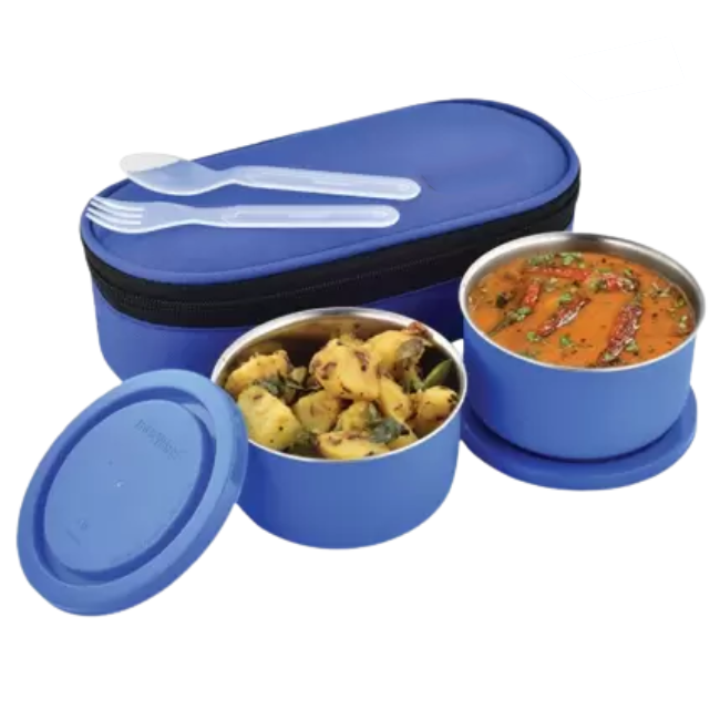 WELLMORA STAINLESS STEEL LUNCH BOX ARTICLE NO HKSLBWMD1M