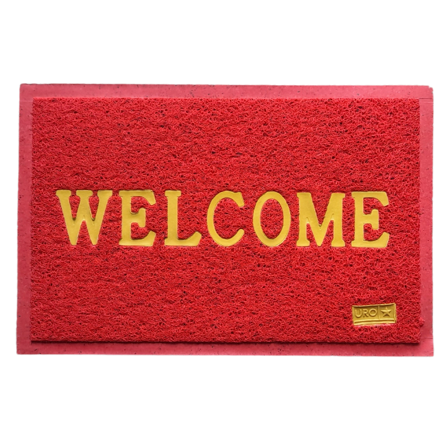Tinyshades Solid PVC Anti Slip Welcome Printed Solid and Heavy Door Mat for Bath Room and Home Entrance ARTICLE NO HFTSDMD3M