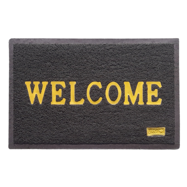 Tinyshades Solid PVC Anti Slip Welcome Printed Solid and Heavy Door Mat for Bath Room and Home Entrance ARTICLE NO HFTSDMD3M